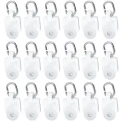 ❣️カーテンランナー レール カーテンレール部品 45個 （溝幅約6.5-8mm）
