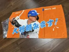 ドラゴンズ　シークレット　ミニフェイスタオル　中田