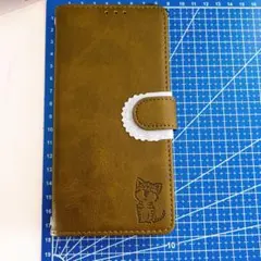 OP REMO 10 PRO 手帳型ケース 猫デザイン ブラウン