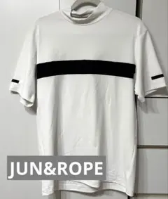 【新品未使用】JUN&ROPE ジュンアンドロペ　モックネックTシャツ