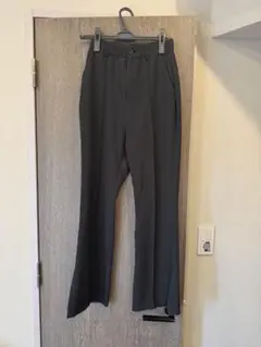 Jeanasis黒 フレアパンツ