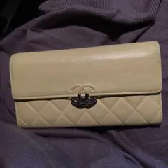 CHANEL 長財布 マトラッセ ダブルココロックA84426