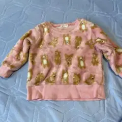Bear Box クマ柄トレーナー 80