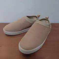 美品☆ SUICOKE スイコック ムートンサボ スリッポン　ベージュ 25cm