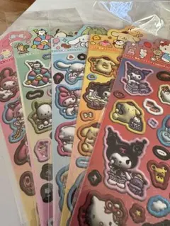 ハローキティ・マイメロディ シール 5枚セット