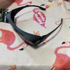 Polarized サングラス偏光スポーツサングラスブラック柄新品未使用タグ付き