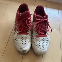 Under Armour レッド シューズ　野球スパイク23.5
