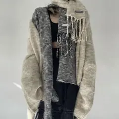 melt the lady|fringe knit cardigan
