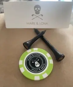 MARK & LONA スカルデザインゴルフティーとマーカーセット
