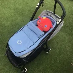 超美品　バガブービー　ベビーコクーン　水色