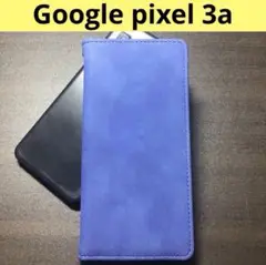 【本日発送！】google pixel 3a 手帳型スマホケース 青 ブルー