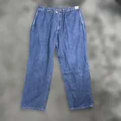 PAPAS ISLAND テーパードデニムパンツ　スラックスデニム
