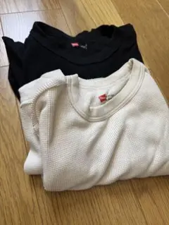Hanes Thermal ヘインズ サーマル 長袖 2枚セット L