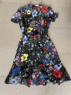 ★美品★ ERDEM アーデム 花柄 半袖 ワンピース