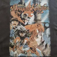 ドラゴンナイト4 Tシャツ「キービジュアル」D1 BLACK