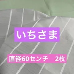 丸型クッションカバー　60センチ　2枚