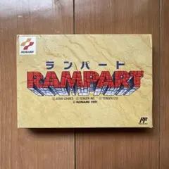 FC ファミコンソフト　ランパート　RAMPART　箱、説明書付