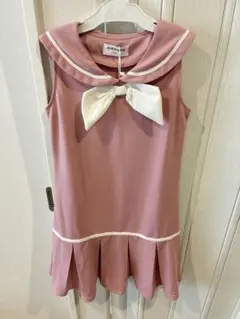 140cm セーラー　ワンピース　ノースリーブ