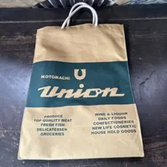 Union エコバッグ 大容量 キャンバス