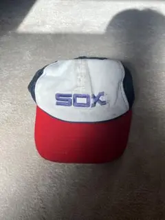 RED SOX ロゴ ワークキャップ 赤と黒　ビンテージ