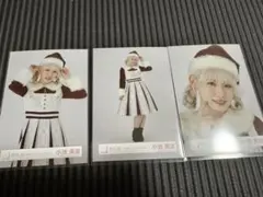 【櫻坂46 小池美波】生写真　2024年　クリスマス　サンタ衣装　3枚セット