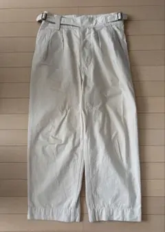 MHL NATURAL DENIM グルカパンツ