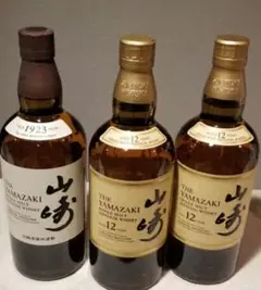 サントリー山崎12年2本ノンビンテージ1本計3本セット新品
