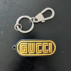 【ジャンク品】GUCCI (グッチ) キーリング ロゴ ラバー