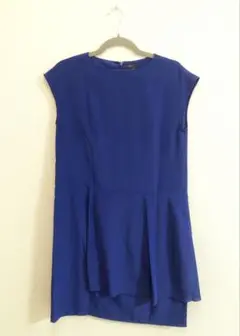 【美品】nitca ワンピース ひざ丈 フレンチス リーブ