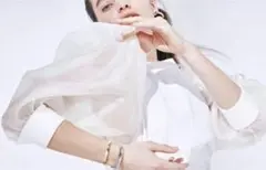 Styling/ ホワイト パフスリーブ トップス