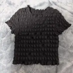 GU トップス　黒　S