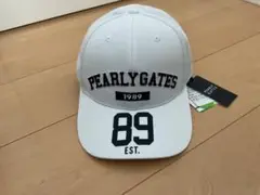 パーリーゲイツ　キャップ　白　未使用品