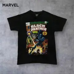 【310】MARVEL マーベルアメコミT半袖クルーネックブラック黒SMサイズ