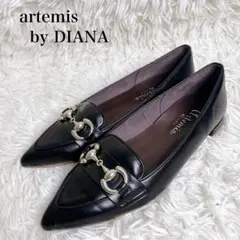 【未使用級】artemis by DIANA ビットデザインローファーパンプス