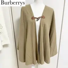 burberrys バーバリー ポンチョ ケープ キャメル ウール