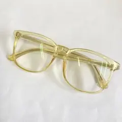 【H】pada ヴィンテージ　メガネ　アイウェア　レディース　クリアカラー