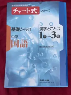 チャート式 中学国語 漢字とことば