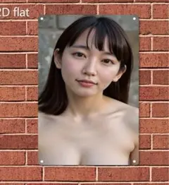 吉岡里帆　ブリキ看板　大人用　セクシー