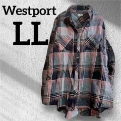 Westport 【1X/LL】チェック柄シャツ