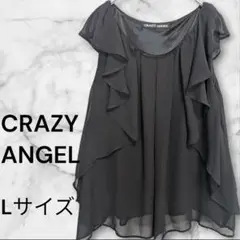 【CRAZY ANGEL/クレイジーエンジェル】ノースリーブ トップス Lサイズ