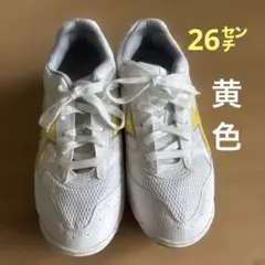 値下げ【moonstar】ジムスター黄色線　26㌢