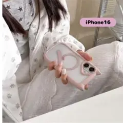 大人気✨猫耳❤︎可愛い♡iPhone 16スマホケース　おしゃれ❤︎マグセーフ
