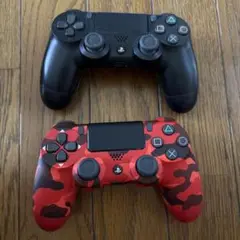 PS4ワイヤレスコントローラー(DUALSHOCK 4) レッド・カモフラージュ