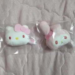 サンリオ ハローキティ マイメロディ フェイスマスコット セット