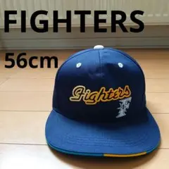 FIGHTERS キャップ 帽子 56cmフリー 日本ハムファイターズ ネイビー