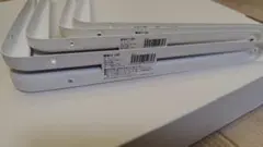 ホワイト L字型シェルフブラケット 4個セット