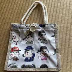 7月いっぱいで削除　ペコちゃん　トートバッグ