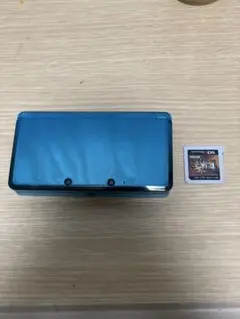 ニンテンドー3DS 本体 青 モンスターハンター4付き