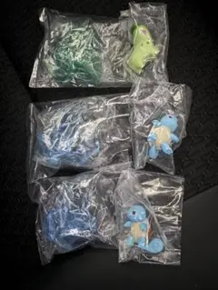 ポケモンジオラマコレクト　みず&くさ　ゼニガメ　チコリータ