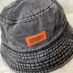 UNIVERSAL OVERALL バケットハット　ブラックデニム